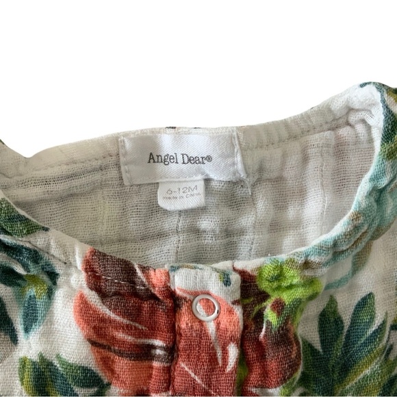 Angel Dear Gauze Romper 6/12M - Picture 3 of 4
